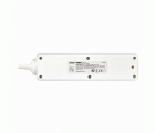 BASE 4 TOMAS CON TT CABLE 2M BLANCO(FAJ)