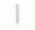 BASE 6 TOMAS CON TT CABLE 2M BLANCO(FAJ)