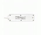 BASE 3 TOMAS TT INT.CABLE 2M BLANCO(FAJ)
