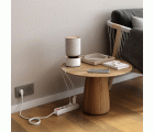 BASE 4 TOMAS TT INT.CABLE 2M BLANCO(FAJ)