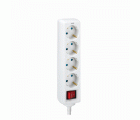 BASE 4 TOMAS TT INT.CABLE 3M BLANCO(FAJ)