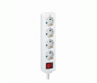 BASE 4 TOMAS TT INT.CABLE 5M BLANCO(FAJ)