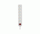 BASE 6 TOMAS TT INT.CABLE 2M BLANCO(FAJ)