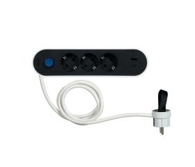 BASE MÚLTIPLE SIMON PLUG 3 TOMAS + 2 USB SIMON