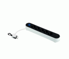 BASE MÚLTIPLE SIMON PLUG 5 TOMAS + 2 USB SIMON