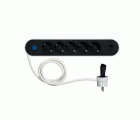 BASE MÚLTIPLE SIMON PLUG 5 TOMAS + 2 USB SIMON