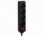 BASE 4 TOMAS TT INT. CABLE 2M NEGRO(FAJ)
