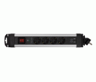 BASE MÚLTIPLE EXTRAPOWER 4 TOMAS 16A 250V + 2 USB CABLE 1,5M 3G1,5 CON PROTECCIÓN EN ALUMINIO SIMON