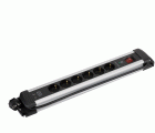 BASE MÚLTIPLE EXTRAPOWER 6 TOMAS 16A 250V + 2 USB CABLE 1,5M 3G1,5 CON PROTECCIÓN EN ALUMINIO SIMON