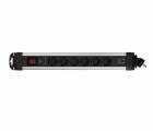 BASE MÚLTIPLE EXTRAPOWER 6 TOMAS 16A 250V + 2 USB CABLE 1,5M 3G1,5 CON PROTECCIÓN EN ALUMINIO SIMON
