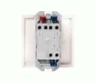 Conmutador pulsante 10AX 230V~ con sistema de embornamiento rápido negro mate Simon 270