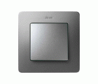 Marco para 1 elemento aluminio frío base blanco Simon 82 Detail Original