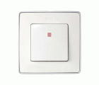 Cruzamiento 10 AX 250V~ con luminoso incorporado y sistema de embornamiento rápido