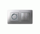 Marco para 2 elementos aluminio frío base blanco Simon 82 Detail Original