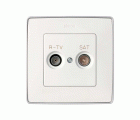 Toma de señal R-TV+SAT no modular final
