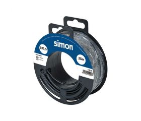 CABLE UNIPOLAR H07V-K 1x1,5MM² 25 METROS NEGRO Simon