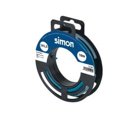 CABLE UNIPOLAR H07V-K 1x1,5MM² 10 METROS AZUL Simon