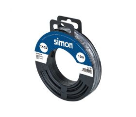 CABLE UNIPOLAR H07V-K 1x2,5MM² 10 METROS NEGRO Simon