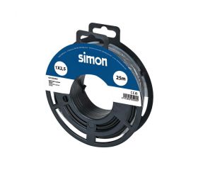 CABLE UNIPOLAR H07V-K 1x2,5MM² 25 METROS NEGRO Simon