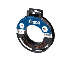 CABLE UNIPOLAR H07V-K 1x2,5MM² 5 METROS MARRÓN Simon