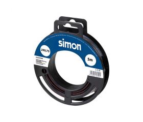 CABLE AUDIO A03VH-V 2x0,75MM² 5 METROS ROJO/NEGRO Simon
