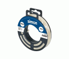 CABLE TELEFÓNICO H05VV-F 2x0,5MM² 10 METROS MARFIL Simon