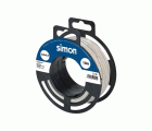 CABLE TELEFÓNICO H05VV-F 4x0,5MM² 10 METROS MARFIL Simon