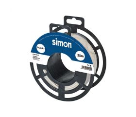 CABLE TELEFÓNICO H05VV-F 4x0,5MM² 25 METROS MARFIL Simon