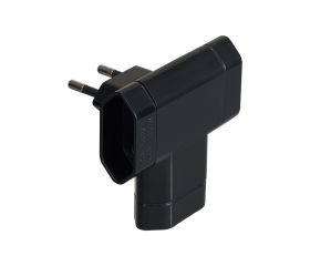 ADAPTADOR TRIPLE LATERAL 10A 250V NEGRO Simon