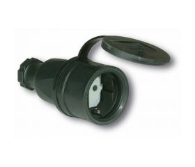 BASE GOMA 16A 250V NEGRO SIMON BRICO