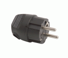 CLAVIJA SALIDA LATERAL 16A 250V NEGRA SIMON