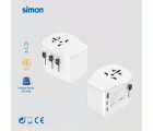 ADAPTADOR DE VIAJE UNIVERSAL 2 USB C + 1 USB A 65W SIMON