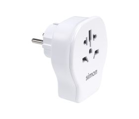 ADAPTADOR DE VIAJE UNIVERSAL PARA EUROPA USB A + 2 USB C 20W SIMON