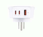 ADAPTADOR DE VIAJE UNIVERSAL PARA US USB A + 2 USB C 20W SIMON