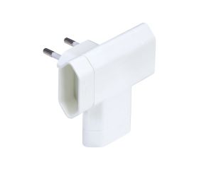 ADAPTADOR TRIPLE LATERAL 10A 250V BLANCO SIMON