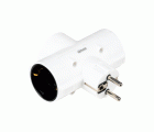 ADAPTADOR TRIPLE LATERAL 16A 250V BLANCO Simon