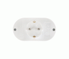 ADAPTADOR DOBLE FRONTAL 16A 250V BLANCO SIMON
