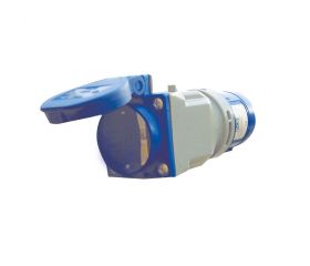 ADAPTADOR DE TOMA INDUSTRIAL 2P+T A BASE SCHUKO 16A NEGRO Simon Brico