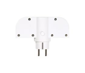 ADAPTADOR GIRATORIO 180 GRADOS PLUG III 3 TOMAS 16A 250V