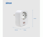 ADAPTADOR COMBI 2 USB C 45W SIMON