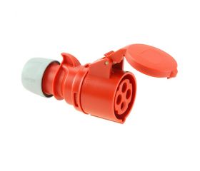 BASE MÓVIL INDUSTRIAL 3P+T 16A 400V ROJA IP44 Simon Brico