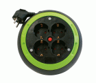 EXTENSIBLE DOMÉSTICO STYLE 4M H05VV-F 3G1.5MM² 4 TOMAS 16A 250V~ PISTACHO SIMON
