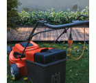 PROLONGADOR JARDÍN 25 METROS 16A 250V~  CON TOMA TIERRA H05VV-F 3G1,5MM² NARANJA Simon
