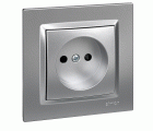 ENCHUFE BIPOLAR ALUMINIO SIMON 10