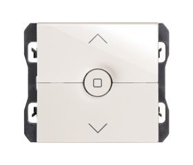 Interruptor para persianas 230V~ con 3 posiciones: subida, bajada y paro blanco Simon 270