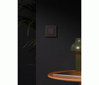 Interruptor master regulable 230 V~ negro mate Simon 270