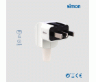 CLAVIJA PARA COCINAS 2P+TT 25A 250V BLANCO Simon