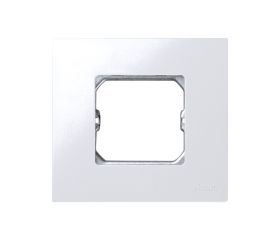 Marco compacto para 1 elemento blanco con bastidor Simon 27 Play