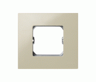 Marco compacto para 1 elemento marfil con bastidor Simon 27 Play