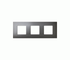 Funda intercambiable para marco 3 elementos titanium Simon 27 Play